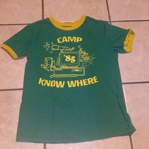 A stranger things shirt camp no where size small